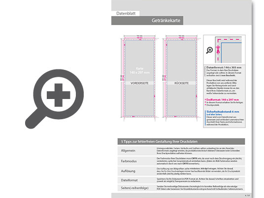 Product Bild getr__nkekarte_14_0_cm_x_29_7_cm__beidseitig_bedruckt